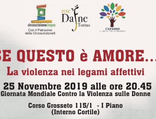 25 Novembre 2019 – Giornata internazionale per l’eliminazione della violenza sulle donne